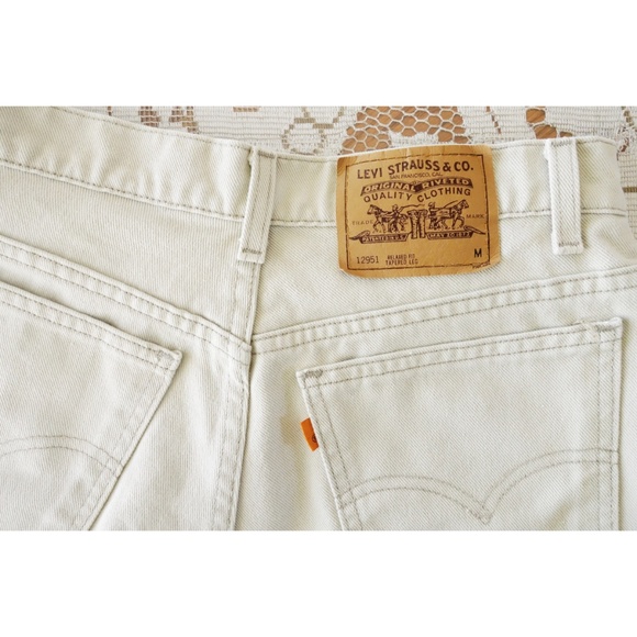 Vintage 90s Levi's Orange Tab High Waist Jeans 10 - Picture 5 of 5